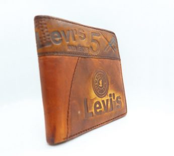Genuine leather Levis Light Brown man’s wallet