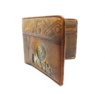 Genuine leather Levis Dark  Brown man’s wallet